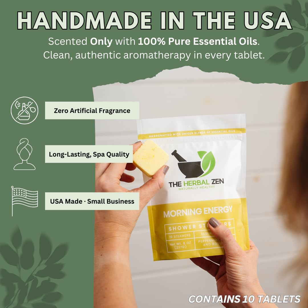 The Herbal Zen back label displaying ingredients and preservative-free benefit