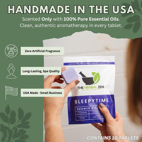 The Herbal Zen steamer next to a hand for size comparison and convenient use