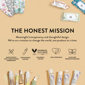 Family bath scene using The Honest Company 2-in-1 for a simpler routine