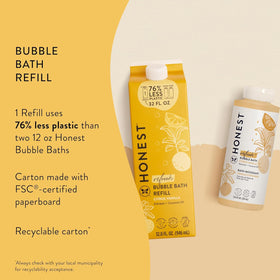 The Honest Company rich foam texture close-up highlighting gentle, super-foaming bubbles