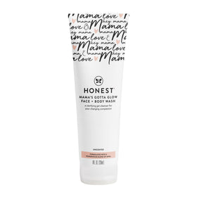 The Honest Company front packaging showing clean pregnancy-safe cleanser benefit