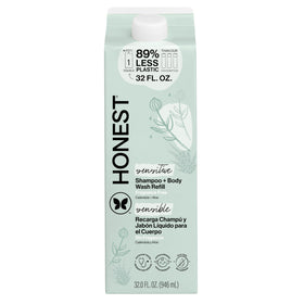The Honest Company front packaging showing clean fragrance-free benefit