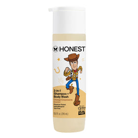 The Honest Company front packaging showing Orange Creamsicle scent and benefit