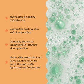 The Honey Pot Company in-shower use on arm illustrating soft, clean skin after use
