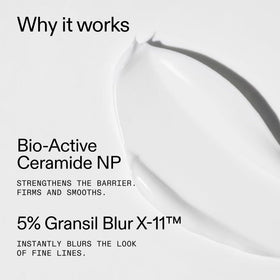 The INKEY List cream applied on hand demonstrating hydration and spreadability