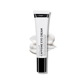 The INKEY List tube front view showing compact 0.5 fl oz size and calm packaging benefit