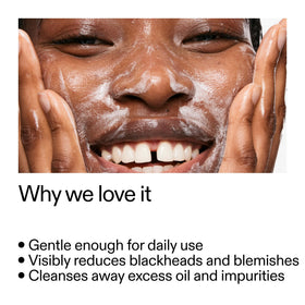 the inkey list cleanser being dispensed showing smooth texture and control
