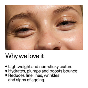 The INKEY List serum texture on skin showing smooth, lightweight absorption benefit