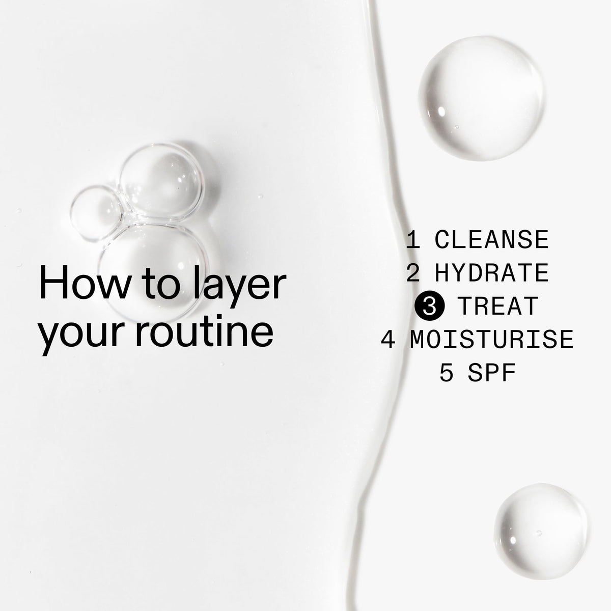 The INKEY List ingredient label close-up highlighting peptide blend for visible plumping