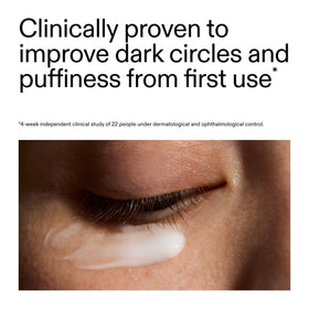 The INKEY List caffeine beans near product to show energizing ingredient and depuff benefit