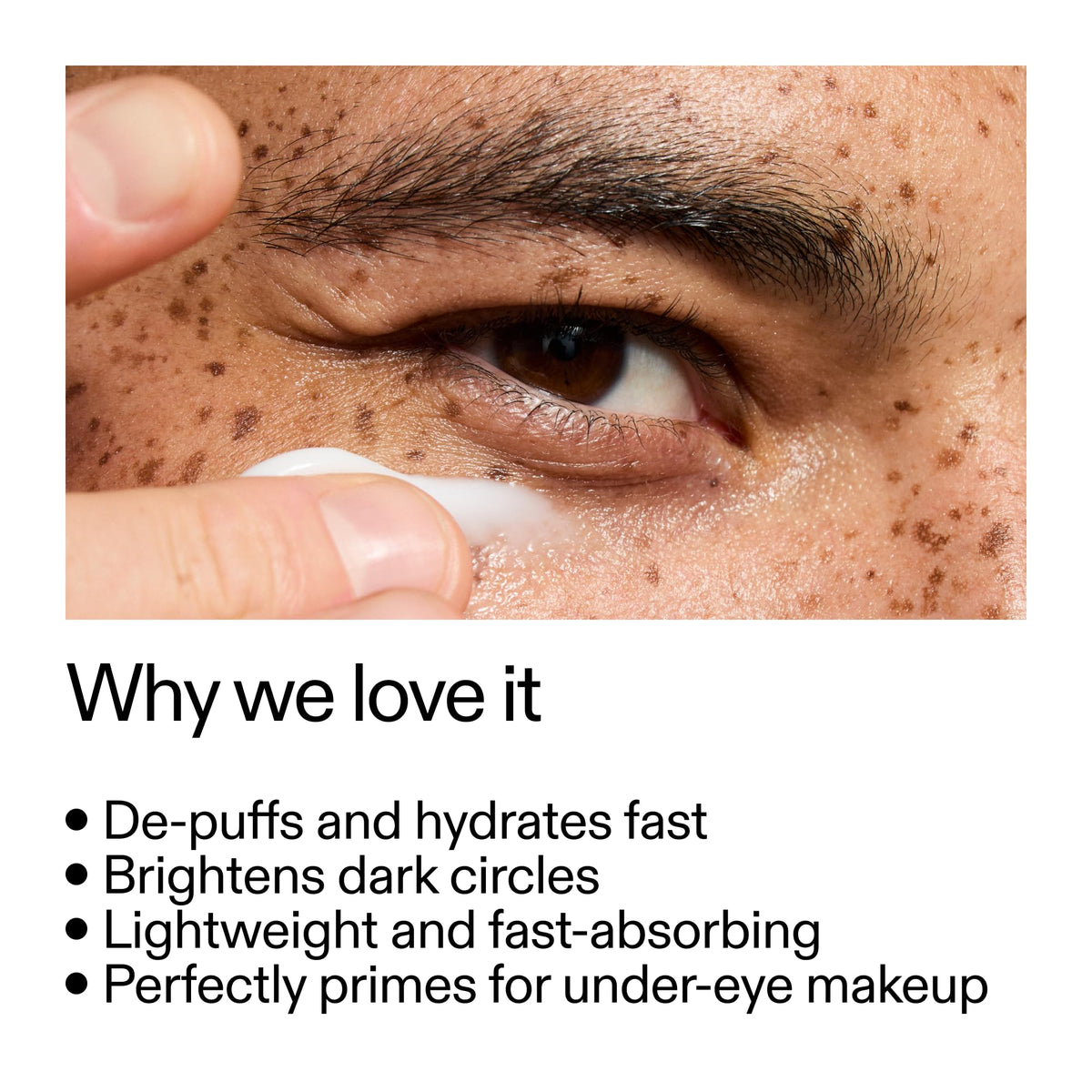 The INKEY List creamy gel texture close-up showing lightweight, hydrating consistency