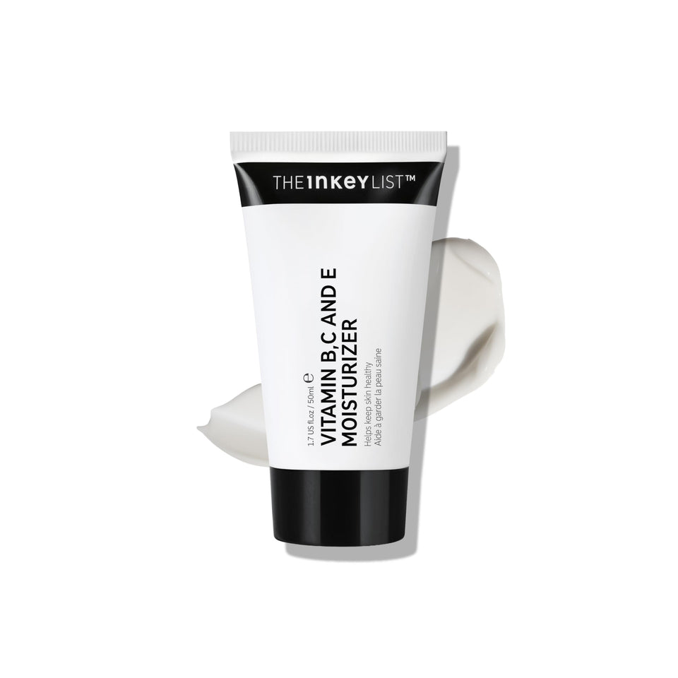 The INKEY List front packaging showing tube and branding, conveys portability benefit