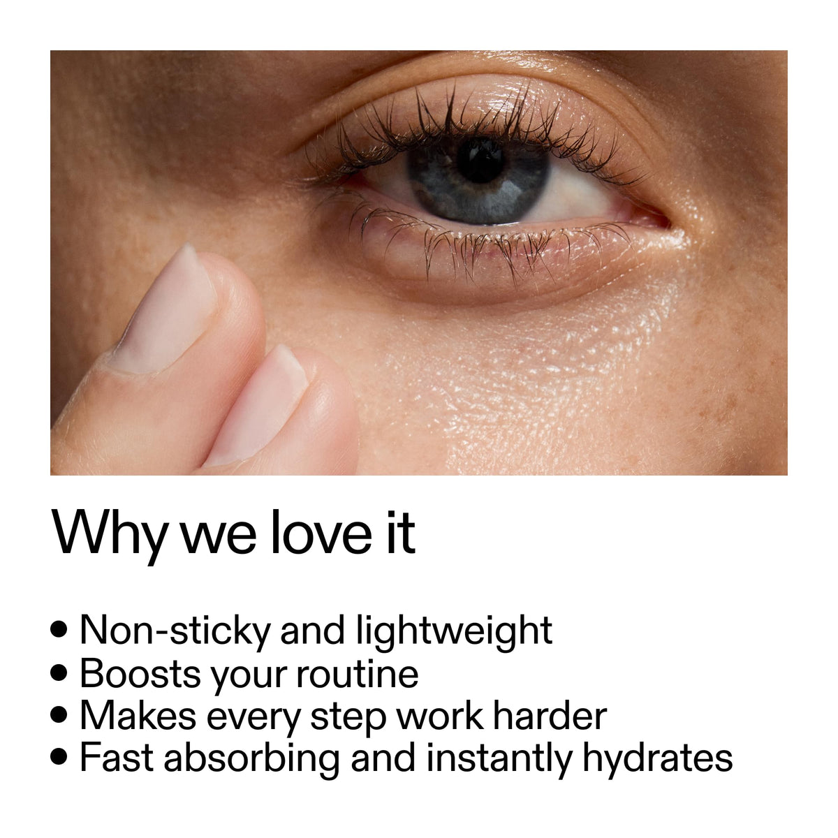 The INKEY List pipette dispensing serum, demonstrates easy precise application