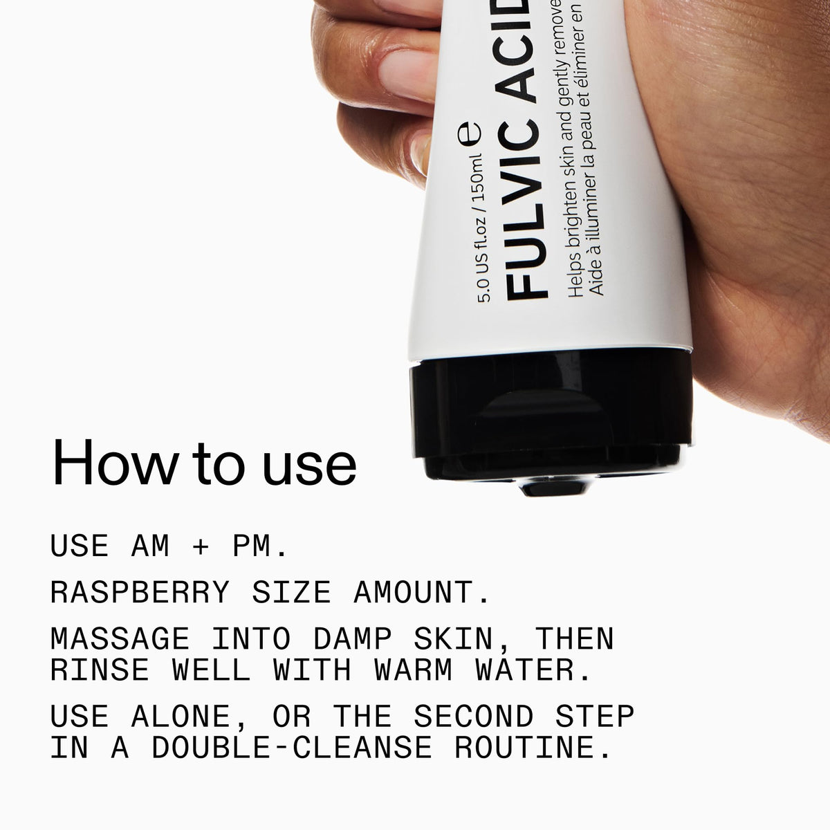 The INKEY List in use removing eye makeup gently without irritation