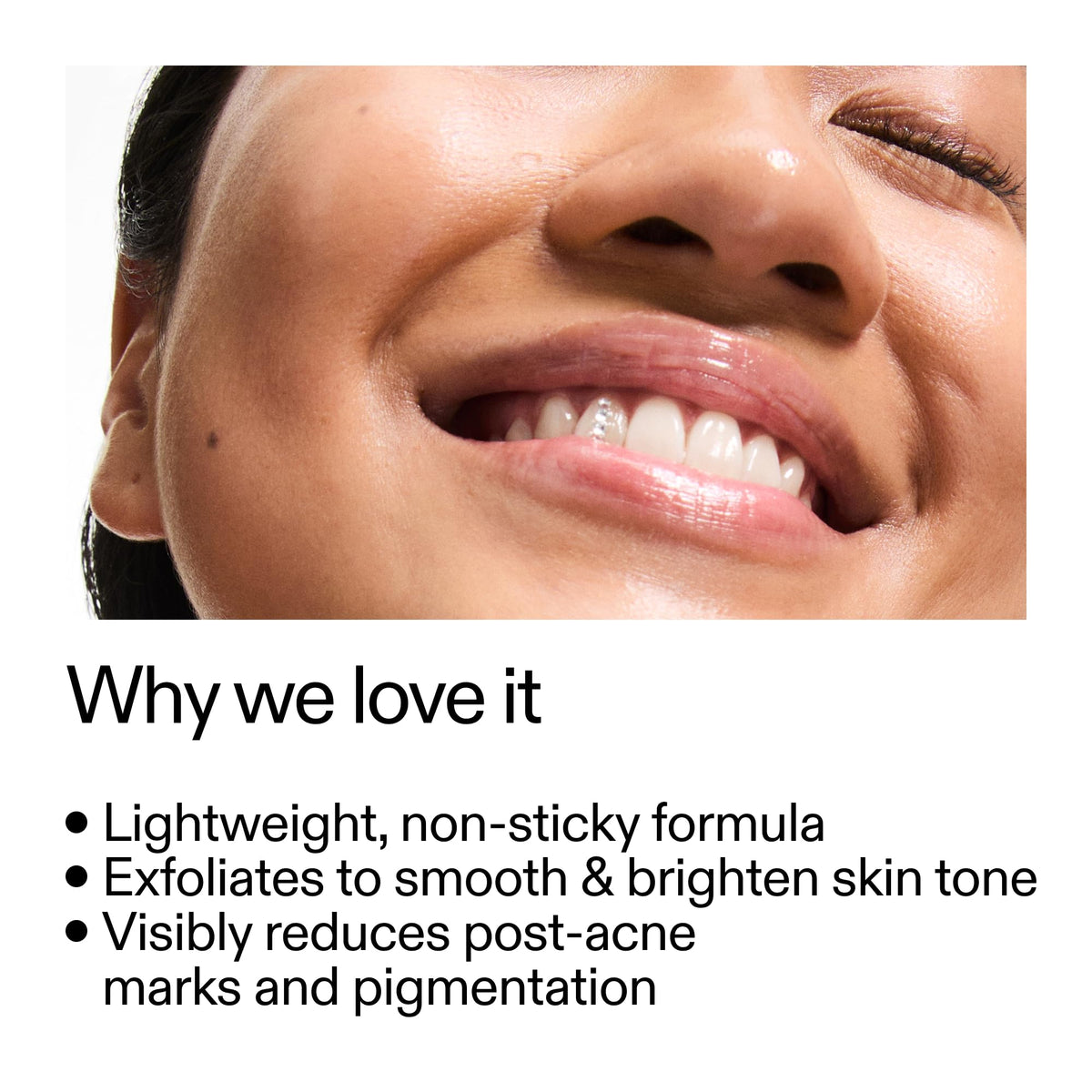 The INKEY List close-up texture drop demonstrating lightweight hydration