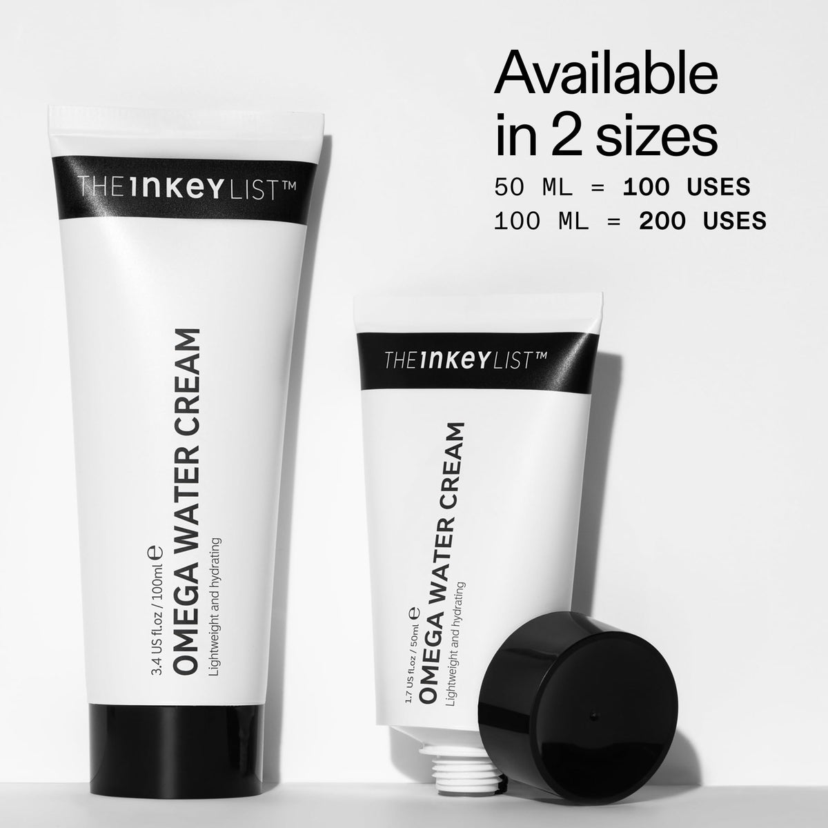 The INKEY List flatlay with cleanser and sunscreen, shows simple AM and PM routine compatibility benefit