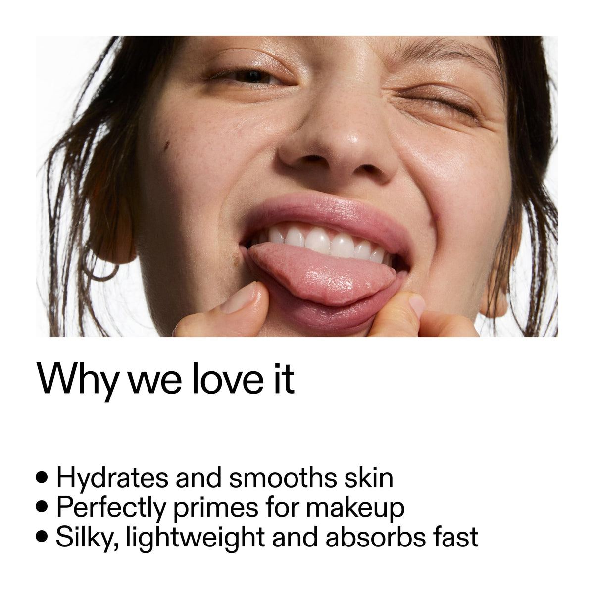 The INKEY List pump and silky serum texture demonstrating smooth application