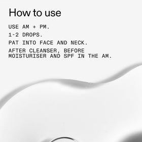 The INKEY List PHA Toner on a cotton pad demonstrating easy application and gentle exfoliation