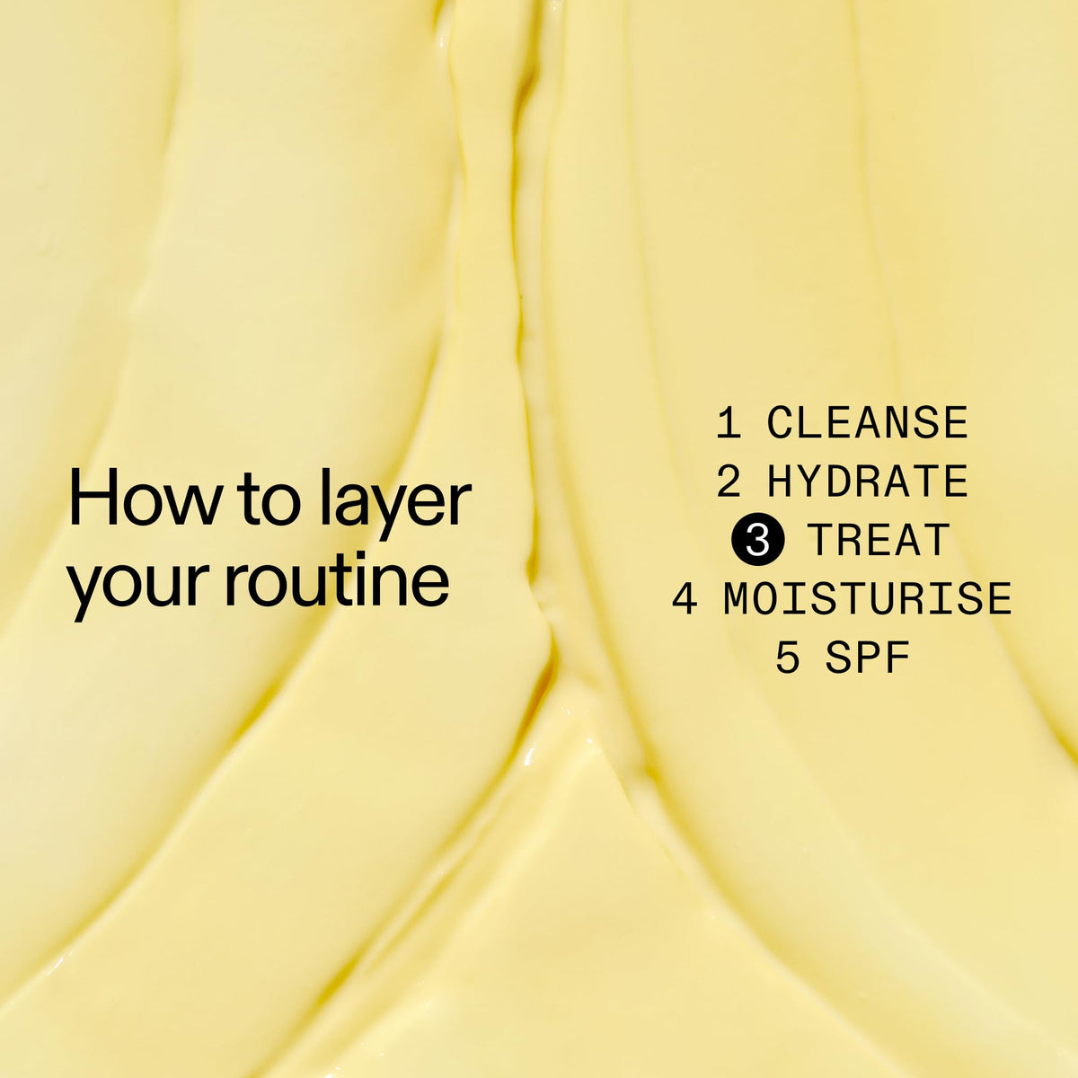 The INKEY List ingredients label visible, highlighting key actives and benefits
