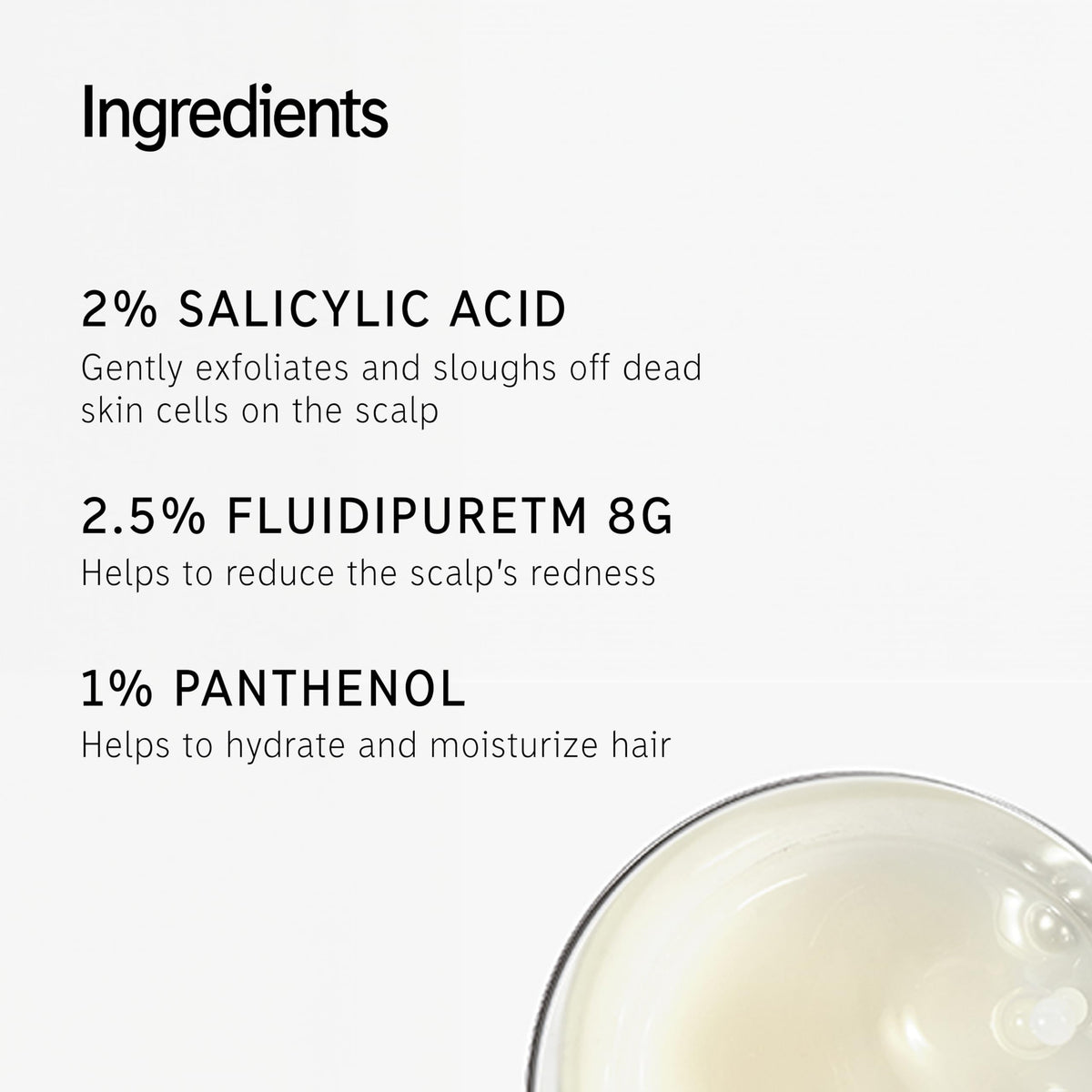 The INKEY List ingredient label with salicylic acid listed, indicating exfoliating action