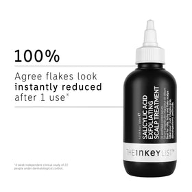 The INKEY List beside a hand for scale, conveying travel-friendly 5 fl oz size