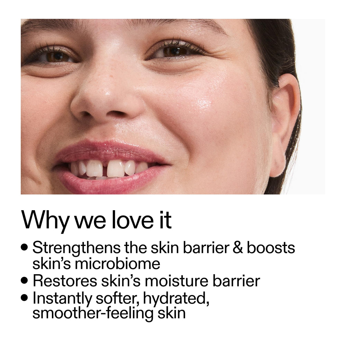 The INKEY List milky serum texture close-up demonstrating lightweight hydration and spreadability