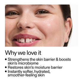 The INKEY List milky serum texture close-up demonstrating lightweight hydration and spreadability