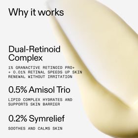 The INKEY List serum droplet on skin showing lightweight absorption benefits