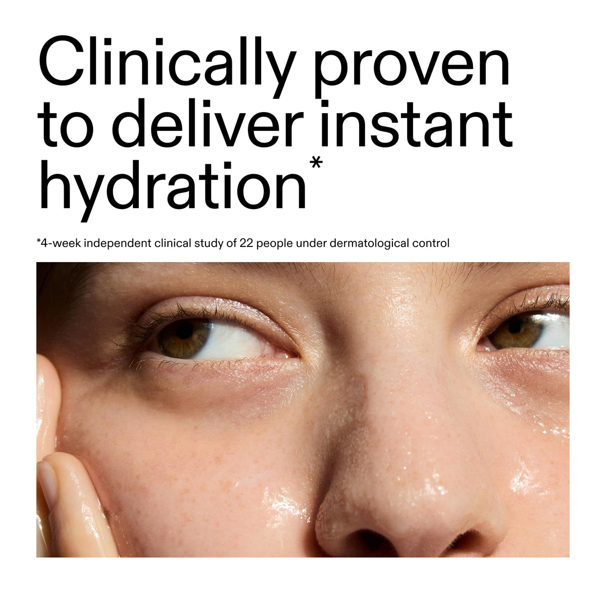 The INKEY List serum texture close-up illustrating lightweight, non-sticky gel that absorbs quickly