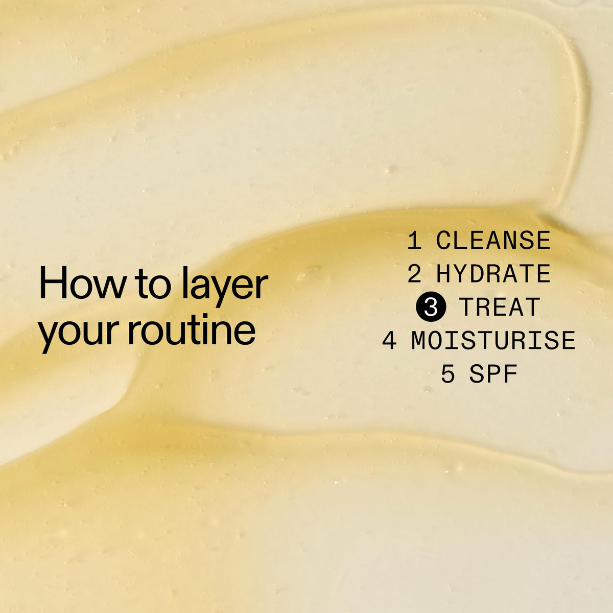 The INKEY List serum on a vanity as part of nighttime skincare routine