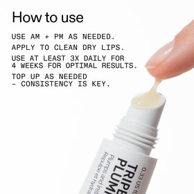 The INKEY List ingredient label highlighting tripeptide and hyaluronic delivery