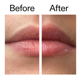 The INKEY List lifestyle image of applying balm for on-the-go hydration