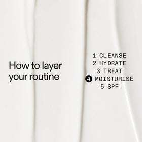 The INKEY List urea moisturizer spot-treated cheek illustrating smoothing benefit
