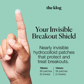 the klog close-up texture of thin hydrocolloid patch for discreet wear