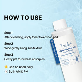 THE LAB by BLANC DOUX bottle held in hand to show 6.76 fl oz scale and travel-ready convenience