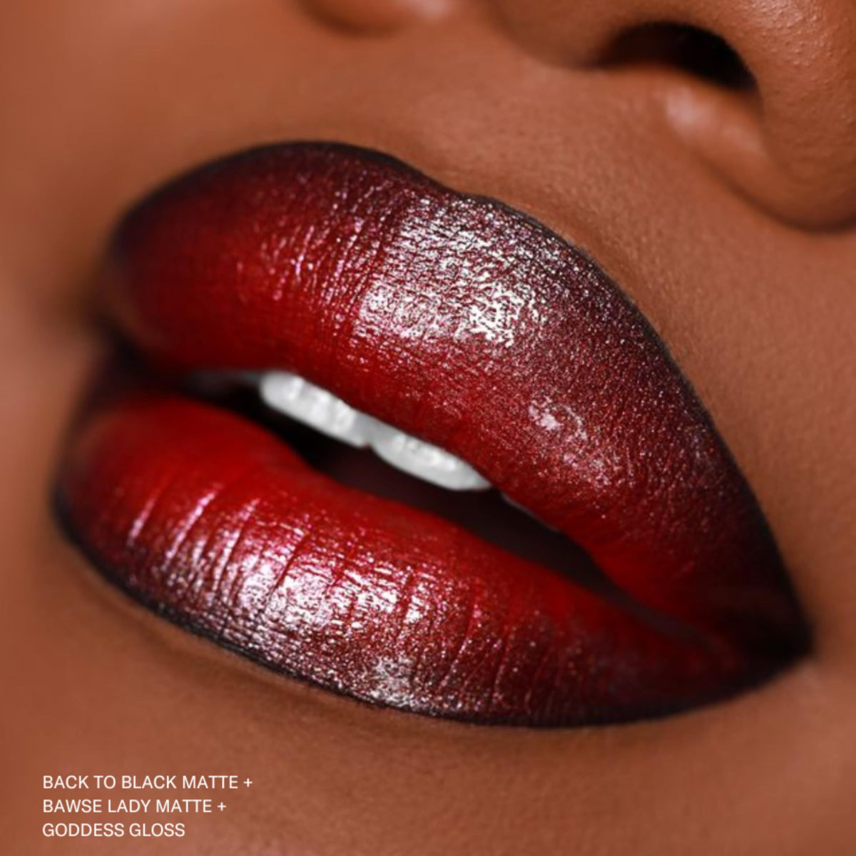 Product label and ingredient panel on The Lip Bar packaging for transparency