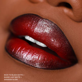 Product label and ingredient panel on The Lip Bar packaging for transparency