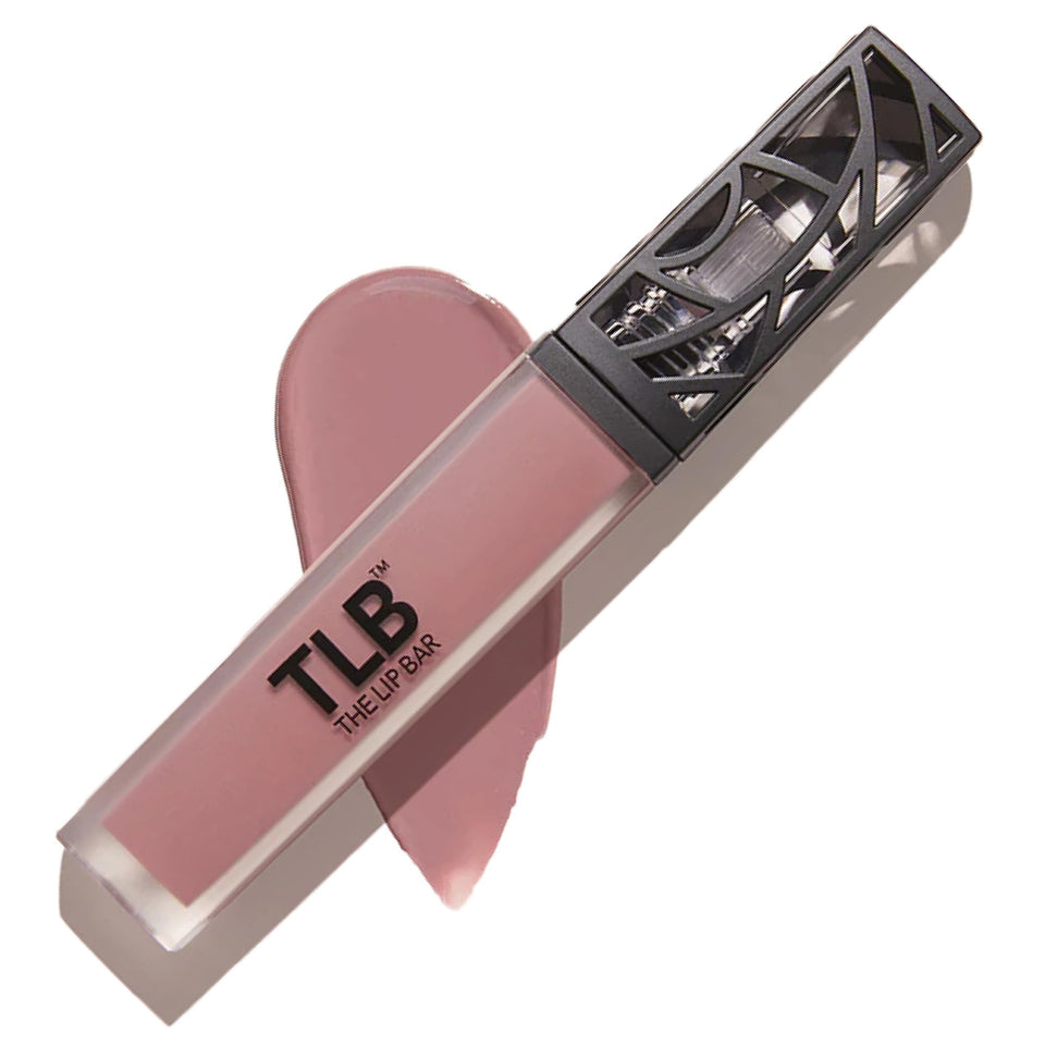 The Lip Bar front packaging showing Curlfriend mauve-pink and benefit long-lasting wear