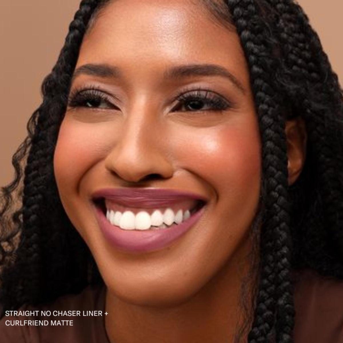 The Lip Bar ombre look using Curlfriend and darker shade showing dimension technique