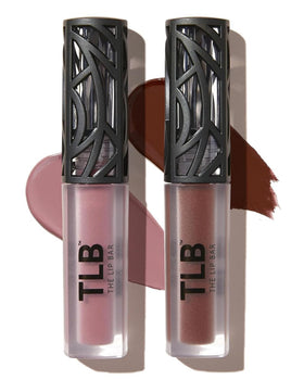The Lip Bar front packaging of the 2-pack showing both mini tubes and labels, clear presentation benefit