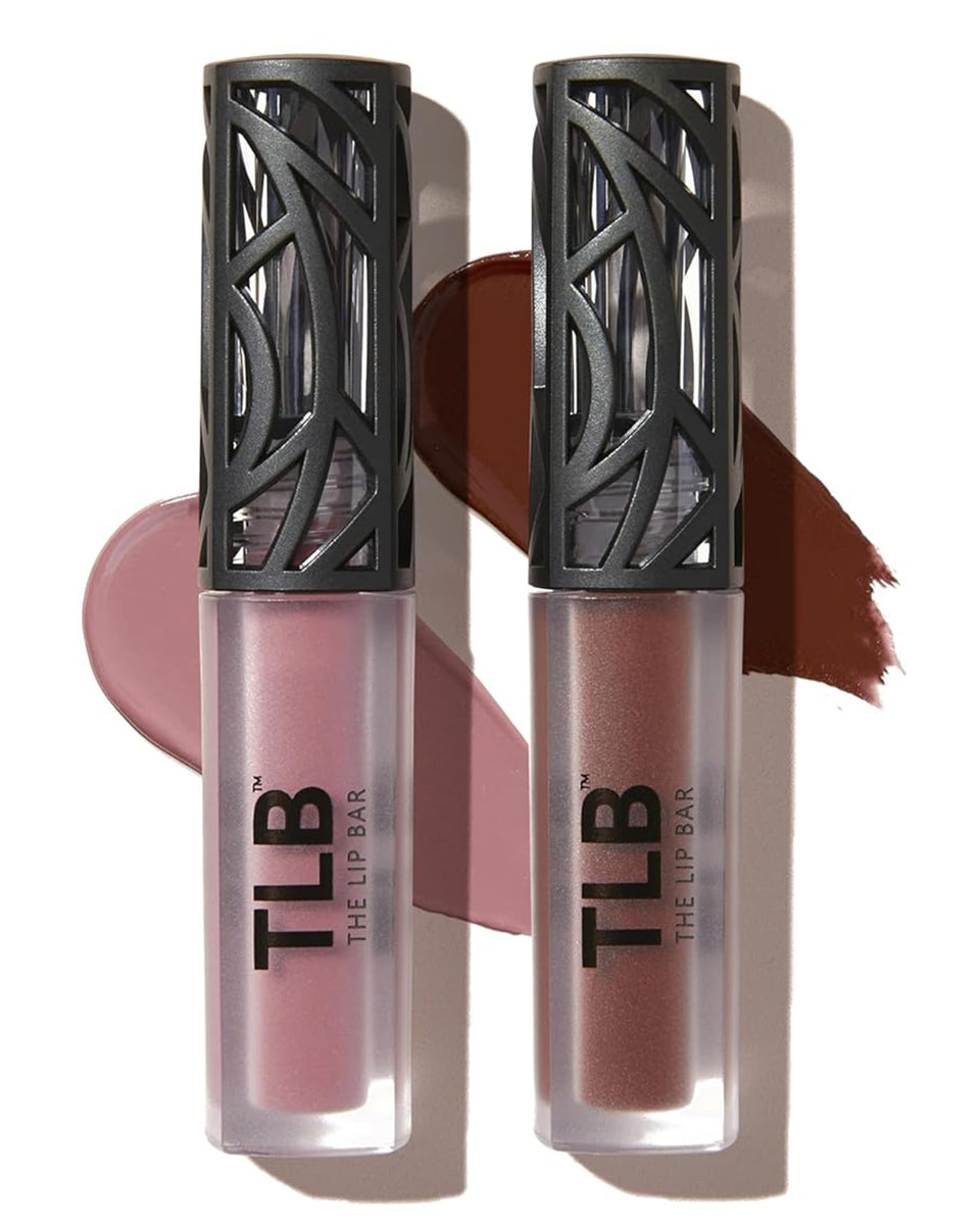 The Lip Bar front packaging of the 2-pack showing both mini tubes and labels, clear presentation benefit