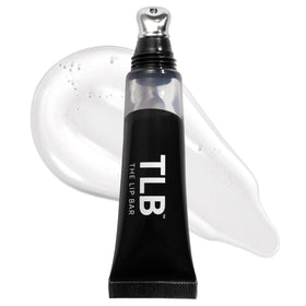 The Lip Bar front packaging showing sleek tube and glossy finish benefit
