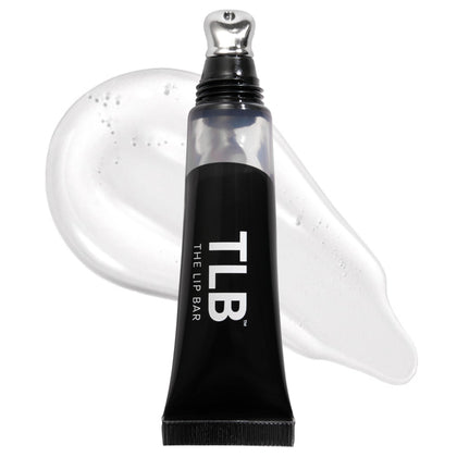 The Lip Bar front packaging showing sleek tube and glossy finish benefit