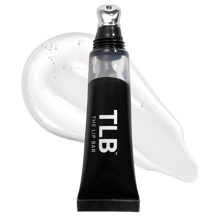 The Lip Bar front packaging showing sleek tube and glossy finish benefit
