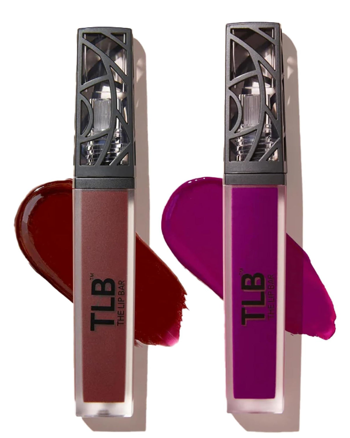 The Lip Bar front packaging showing Rebel and Prima Donna mini tubes and benefits