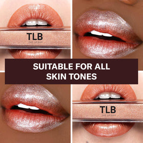 The Lip Bar goddess texture close-up highlighting shimmer and silky non-sticky finish