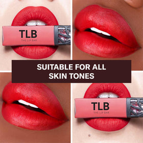 The Lip Bar Hot Mama applicator close-up reveals creamy glide and precision