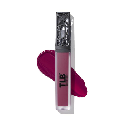 The Lip Bar Muse front packaging showing deep berry shade and sleek tube, bold color payoff