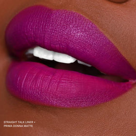 The Lip Bar Prima Donna worn in lifestyle night-out scene for confident, long-lasting color