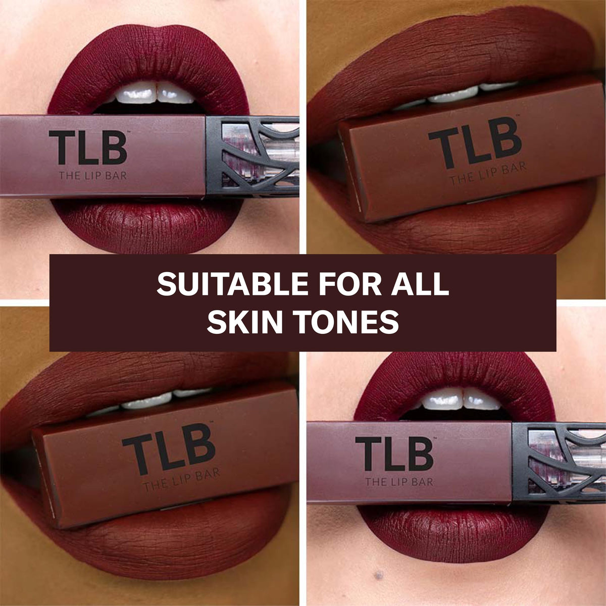 The Lip Bar Rebel applicator close-up demonstrating smooth one-swipe coverage